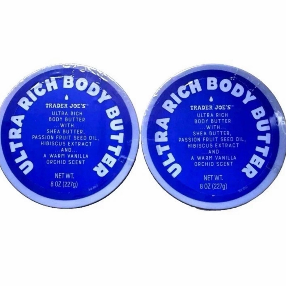 Trader Joe's Ultra Rich Body Butter Vanilla/Orchid Scent | 2 Jars